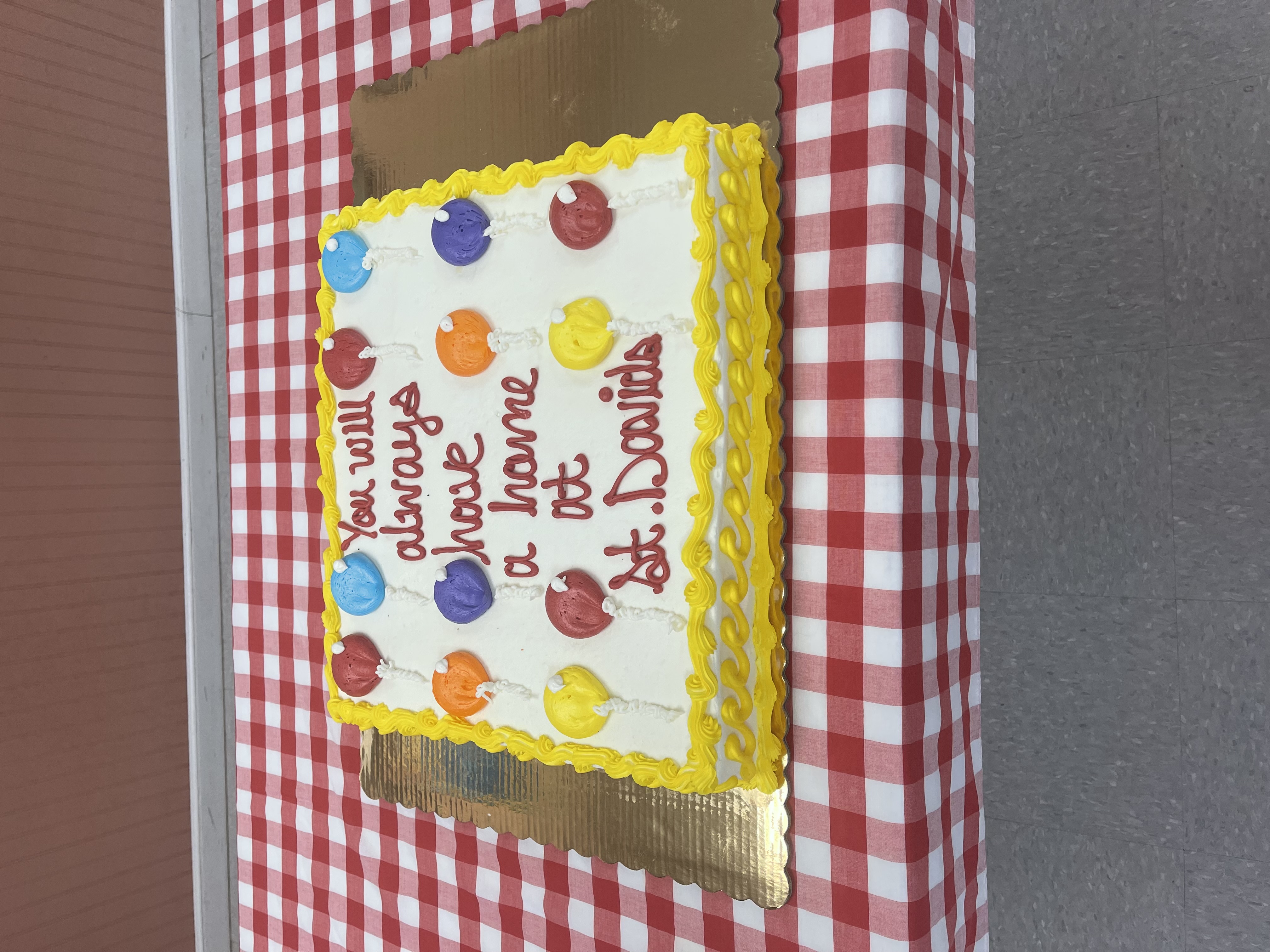 The cake!
